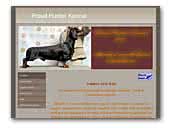 Proud Hunter Standard Smooth Haired Dachshund Kennel