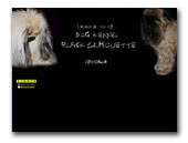 Dog Kennel Black Silhouette FCI Pekingeses and Griffons Kennel
