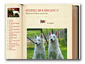 Moonscape's White Swiss Shepherd Dogs and Australian Silkyterriers