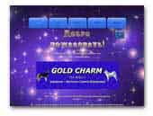 Gold Charm Samoyed