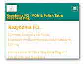 Razydonia FCI - Polish Tatra Shepherd Dog & Polish Lowland Sheepdog