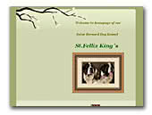 Saint Bernard Dog Kennel St.Fellix King's