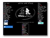 White and Black Standard Poodles